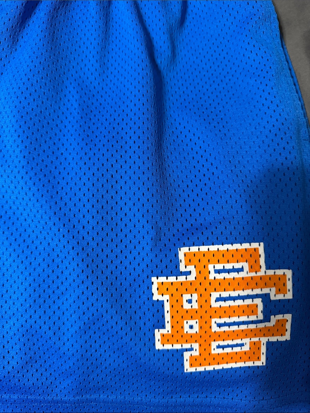 Eric Emanuel Blue and Orange Shorts